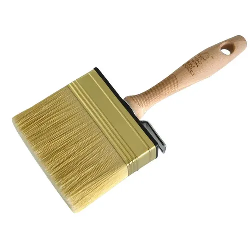 Pinsel Flächenstreicher Nespoli für Wand- und Deckenfarben FSC-Holzgriff 100 mm