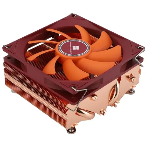 Thermalright AXP90 X53 Full Low Profile ITX CPU Kühler, mit 92mm Slim PWM Lüfter für 2700RPM High Speed ITX CPU Lüfter, reine Kupferversion, für Intel LGA1150/1151/1200/1700/AMD AM4/AM5
