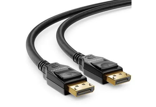 deleyCON deleyCON 3,0m DisplayPort 8K Kabel 1.4 1080P 4K 8K UHD HBR3 HDR10 DSC Video-Kabel