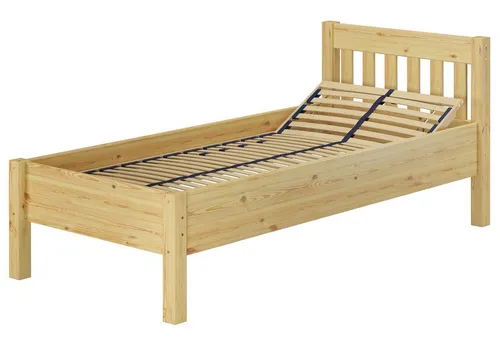 ERST-HOLZ Bett Hohes Massivholzbett Kiefer 100 x 200