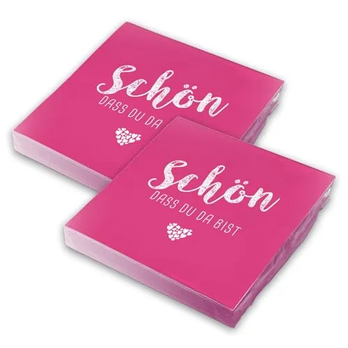 Papierservietten Pink von itenga