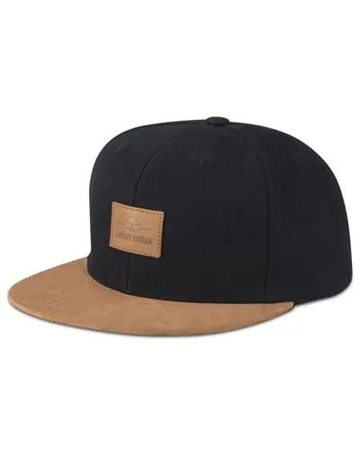 Johnny Urban Snapback Cap DEAN FLAT - Verstellbare Unisex Cap für Herren, Damen und Teenager - Snapback Cap aus hochwertigem, robustem Material mit individuellem Größenverschluss und feuchtigkeitsabsorbierendem Schweißband für optimalen Tragekomfort.