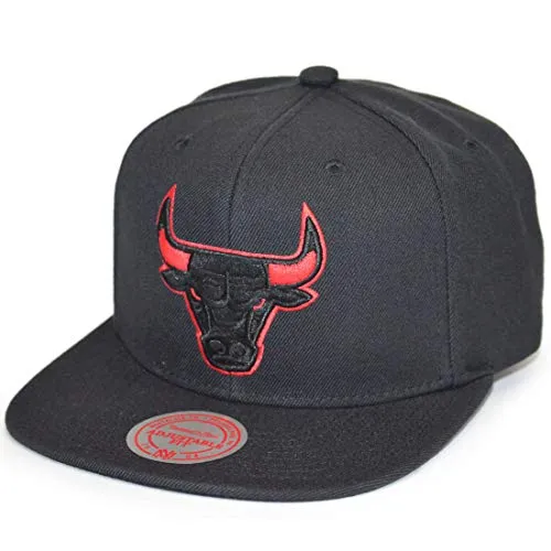 Mitchell & Ness Herren Snapback Cap Solid Teams Siren Chicago Bulls