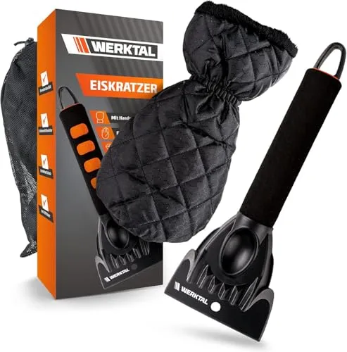 WERKTAL Eiskratzer Auto mit Handschuh von WERKTAL