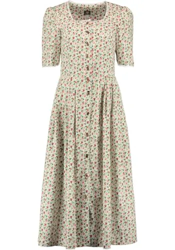 OS Trachten Trachtenkleid Janivi in Khaki/Schlamm, Größe 36 von OS Trachten