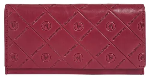 bruno banani große Geldbörse im Querformat aus Echt Leder | RFID-Schutz - Geldbörse für Damen aus 100% echtem Rindleder mit 19 Kartenfächern und praktischem Münzfach außen. Ideal für eine sichere und stilvolle Organisation im Alltag.