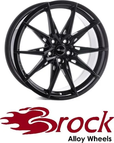 BROCK B42 Ferric Grey Poliert 9.5Jx20 in grau von Brock