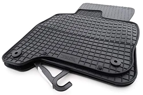 kh Teile Gummimatten Gummi Fußmatten 4-teilig schwarz