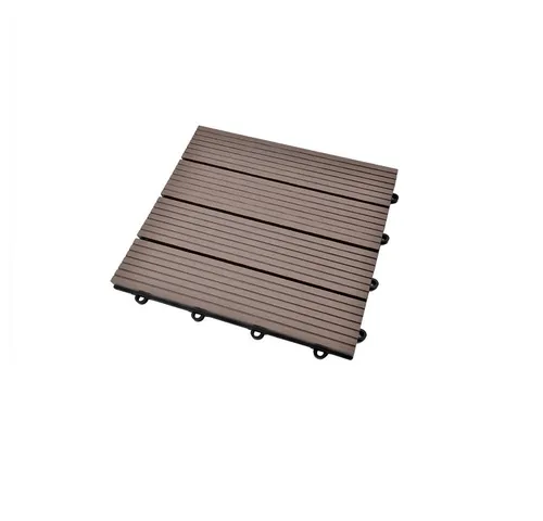 euroharry WPC-Fliesen 1 St Terrassenplatten, 30x30cm 60x30cm WPC-Fliesen Klickfliese