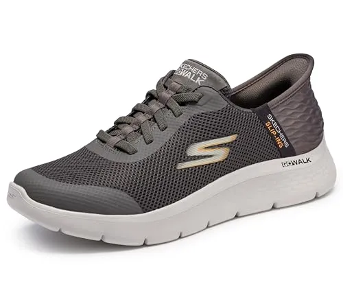 Skechers Herren Sneakers in Braun, Größe 44.5 EU - Herren-Sneaker aus hochwertigem Material, ideal für den täglichen Komfort und Stil.