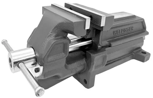 WELDINGER professioneller Schraubstock 125 mm mit Rohrspannbacken