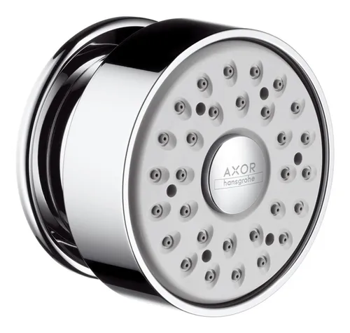 hansgrohe Seitenbrause 1 jet Rosette rund, Chrom 28464000 - Seitenbrause für das Badezimmer, mit einem kraftvollen 1-Jet-Strahl für ein erfrischendes Duscherlebnis.