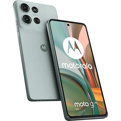 Lenovo Moto g75 5G Succulent Green - Handys ohne Vertrag - Erlebe das moto g75 5G mit Dolby Atmos®-Sound und leistungsstarkem Snapdragon® 6 Gen 3 Prozessor für ein beeindruckendes Nutzungserlebnis.
