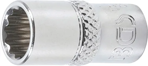 BGS-10778 Steckschlüssel-Einsatz Zwölfkant Antrieb Innenvierkant 6,3 mm (1/4
