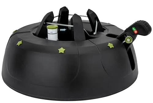 F-H-S International Star-Max Christbaumständer Modell Pro Nature 2 by F-H-S, Baumhöhe bis 2,50m, aus 100% recyceltem Kunststoff, mit Fusshebel-/und Einseiltechnik, anthrazit