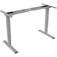 Digitus Schreibtischgestell DA-90435 - Elektrisch höhenverstellbar mit Doppelmotor, 4 Speicherplätze und Kollisionsschutz für ergonomisches Arbeiten
