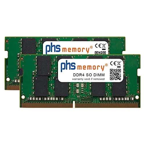 PHS-memory 64GB (2x32GB) Kit RAM Speicher kompatibel mit Apple iMac Core i5 3.1GHz 27-Zoll (5K, Early 2019) DDR4 SO DIMM 2666MHz PC4-2666V-S