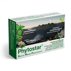 Phytostar Baldrian Melisse Passionsb.150 / 125 / 110mg Überzogene Tabletten 30 St