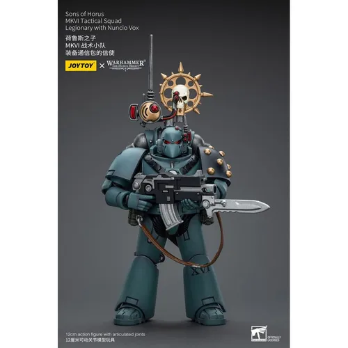 JoyToy Space Marines - Sons of Horus - MKIV Tactical Squad Legionary - Action- & Spielzeugfiguren: Detaillierte Figur mit hochwertiger Verarbeitung für Sammler und Fans, ideal für spannende Rollenspiele.