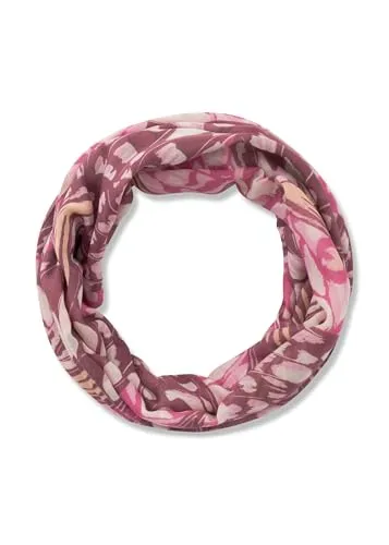 CODELLO Loop Recycled Polyester Butterflies - 2X80X70CM - Stylischer Loop-Schal aus recyceltem Polyester mit ansprechendem Schmetterlingsdesign, ideal für jeden Anlass und umweltbewusste Mode.