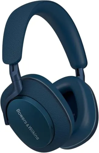 Bowers & Wilkins Px7 S2e Blau - Noise Cancelling Kopfhörer - Kopfhörer mit starkem Noise Cancelling für konzentriertes Arbeiten in lauten Umgebungen. 30 Stunden Akkulaufzeit und Trägererkennung für nahtlosen Musikgenuss.