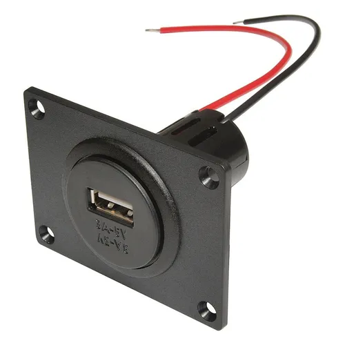 Pro Car USB Einbausteckdose, 3000mA, 12/24V
