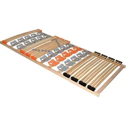 Coemo KombiFlex Federleisten-Teller-Lattenrost 80 x 200 cm - Lattenroste mit 7 Liegezonen für individuellen Schlafkomfort, optimale Luftzirkulation und perfekte Anpassung an Ihre Körperform. Ideal für erholsame Nächte ohne Schwitzen!