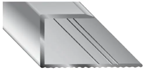 Kügele 11130 S 100 Gleitabschlussprofil U Alu silber eloxiert 13/1000 mm