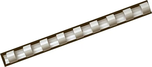 Fellowes Binderücken für Plastikbindung - 8 mm Durchmesser, 21 Ringe, für A4 Dokumente, Packung mit 25 Stück, ideal für professionelles Binden und langlebige Nutzung