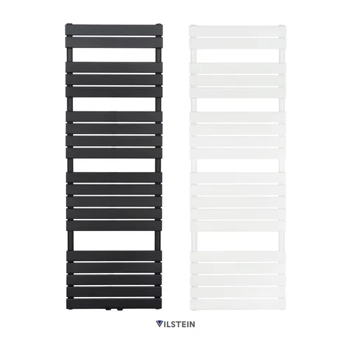 VILSTEIN Badheizkörper 468W, 80x60 cm - Heizkörper für Bad und Handtücher: Mit 468 Watt für optimale Wärme und elegantes Design in Weiß – ideal für Räume bis 10 qm. Flexibel installierbar mit Mittel- oder Seitenanschluss.