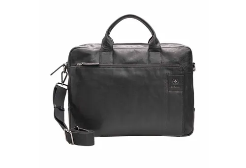 Strellson Hyde Park Umhängetasche, Schwarz, One Size - Herren-Schultertaschen aus robustem Leder, stilvoll und langlebig – perfekter Begleiter für elegante Outfits mit idealen Maßen von 42 x 30 x 7 cm.