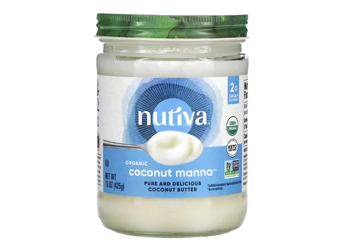 Produktbild Nutiva, Bio-Kokosnuss-Manna, reine und köstliche Kokosnussbutter, 425 g
