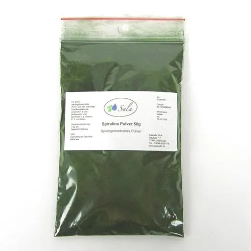Sala Spirulina Platensis Pulver rückstandskontrolliert konv. 50 g Beutel