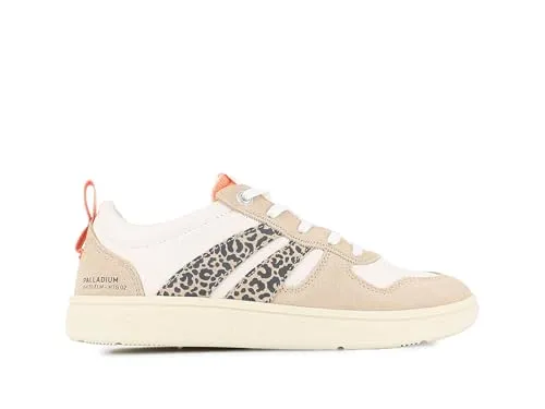 Palladium Pallacup Flame Lth~Cream/Sand Leopard, 45EU - Stylische Schuhe mit gummierter Sohle und EVA-Strobel-Board für optimalen Komfort. Ideal für trendbewusste Outfits und den täglichen Einsatz.