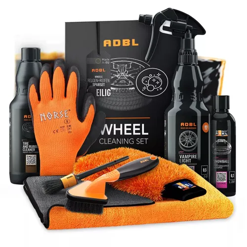 ADBL Wheel Cleaning Set – Felgenreiniger & Felgenpflege Kit – Auto Reinigung