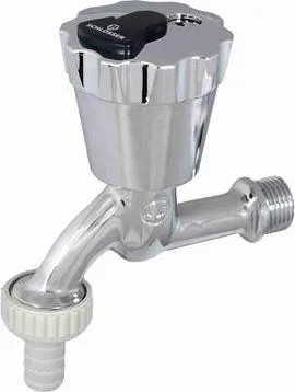 Js Auslaufventil,Abschliessbar M. Sv,Dn15,Poliert Chrom,Griff:chrom