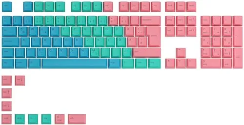 Glorious Gaming 115x GPBT-Keycaps - Pastell - Tastaturen: Hochwertige Cherry-Profil-Keycaps aus widerstandsfähigem PBT-Kunststoff, bieten überragende Akustik und ein ansprechendes Design für jedes Gaming-Setup.