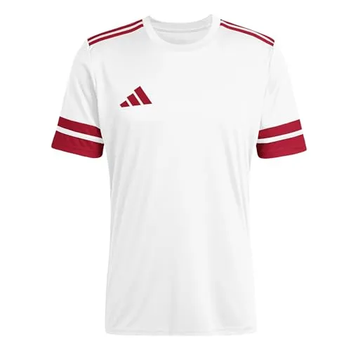 adidas Performance Squadra 25 Trikot - Herren-Shirts, atmungsaktives Fußballtrikot in rot/weiß, ideal für Teamsport und optimale Bewegungsfreiheit.