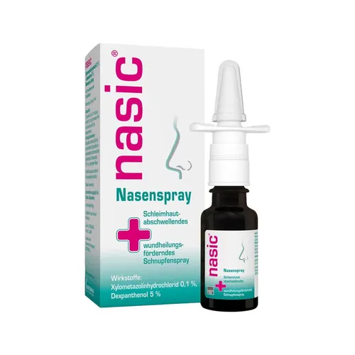 nasic® Nasenspray für Erwachsene & Kinder ab 6 Jahren – Schnelle Befreiung bei Schnupfen