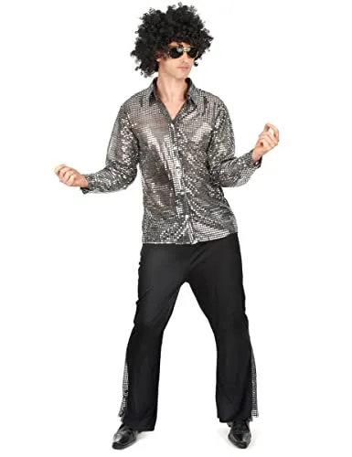 DEGUISE TOI Disco-Kostüm für Herren in Silber - Grau, Silber