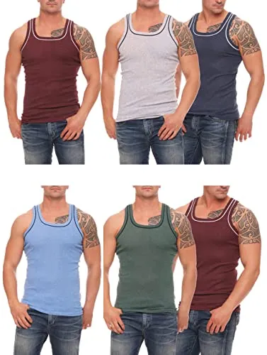 Cocain Unterhemd 6er Pack 7XL – Stylisches Herrenunterhemd für Sport und Freizeit
