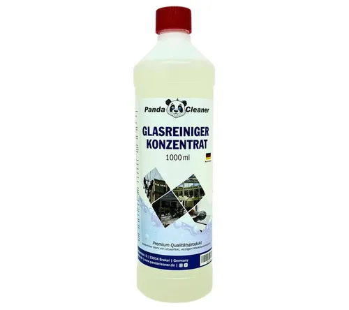 PandaCleaner Glas & Fenster Reiniger - Fensterreiniger - Streifenfreie Reinigung Glasreiniger (1-St. 1000ml Flaschen 1l)