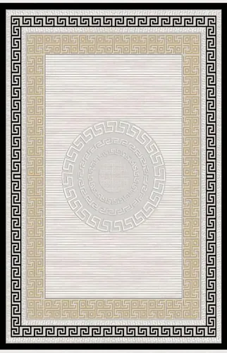 Moderne Abstrakte Luxusteppiche Grau 160x230 cm - Eleganter Kurzflor-Teppich in Grau mit geometrischem Muster. Ideal für Wohnzimmer, Flur oder Gästezimmer. Pflegeleicht und perfekt für modernes Wohnen.