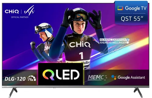 CHIQ U55QST 55 Zoll 4K UHD QLED Smart TV mit Dolby Audio