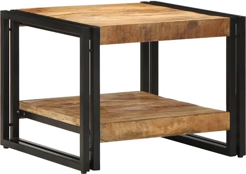 Maison Exclusive Couchtisch 50x50x38 cm aus massivem Mangoholz