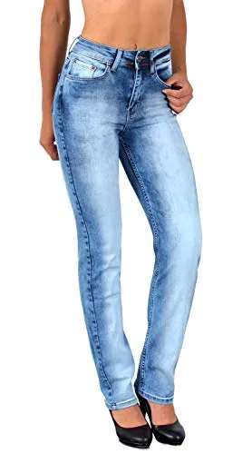 ESRA Damen Straight Fit Jeans Hose - Hochwertige Jeans für jeden Anlass - Entdecken Sie die ESRA Damen Straight Fit Jeans mit hohem Bund für optimalen Tragekomfort. Ideal für den Alltag und in vielen Farben erhältlich. Die Jeans bietet eine perfekte Passform dank Stretch-Anteil und ist bis Größe 54 verfügbar.