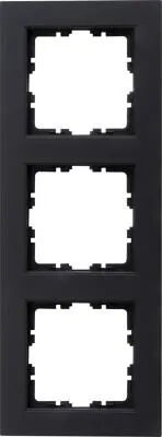 Kopp Abdeckrahmen 3-Fach, HK07, anthrazit (402715007)