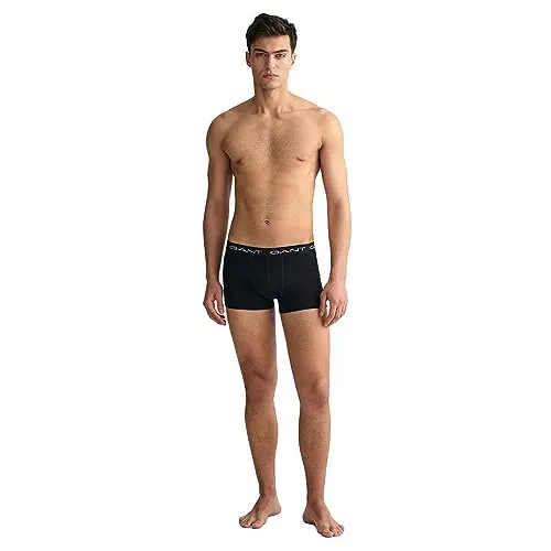 Gant Boxershorts TRUNK 5-PACK - Komfort und Stil in Schwarz - Boxershorts für Herren, 5 Stück im Set, mit elastischem Logobund für perfekten Sitz und hohen Tragekomfort. Ideal für den täglichen Gebrauch.