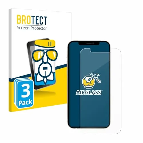 BROTECT Schutzglas für Apple iPhone 12/12 Pro Schutzfolie Panzer Folie Glas[Extrem Kratzfest 9H, Anti-Fingerprint, Ultra-Transparent]