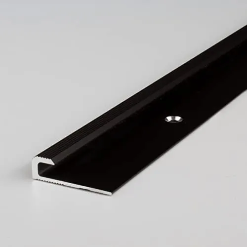 PROVISTON | Einfassprofil | Aluminium eloxiert | Bronze Dunkel | Breite 30 mm | Höhe 5 mm | Länge 1000 mm | Gebohrt | Abschlussprofil | Einschubprofil | Abschlussleiste | Bodenprofil | 1 Stück